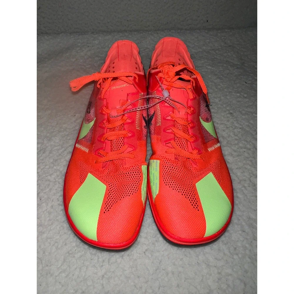 Nike ZoomX Dragonfly XC Mens‎ 13 Bright Crimson Volt Racing Spikes DX7992-800